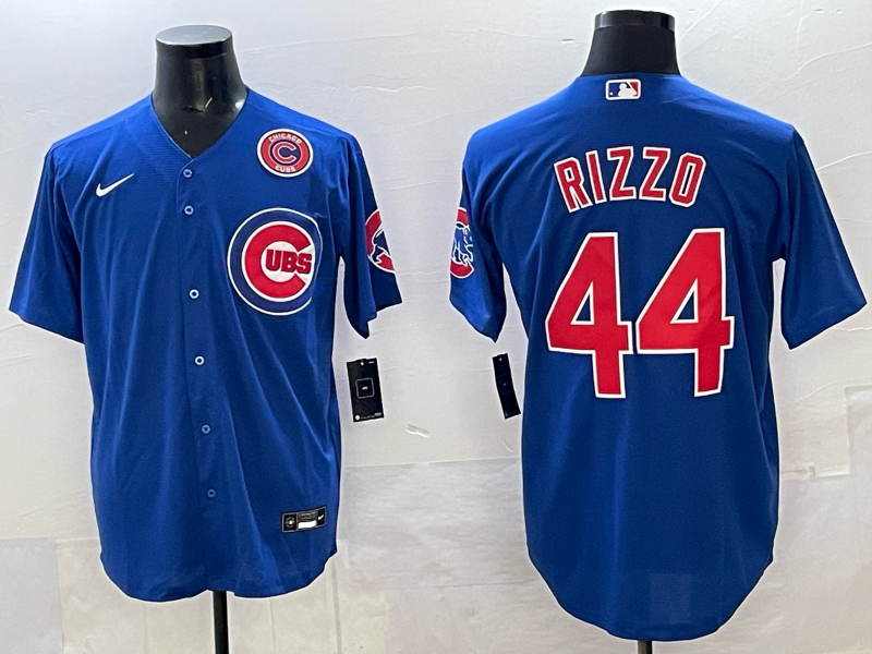 Men Chicago Cubs #44 Rizzo blue Nike MLB 2025 jersey 005